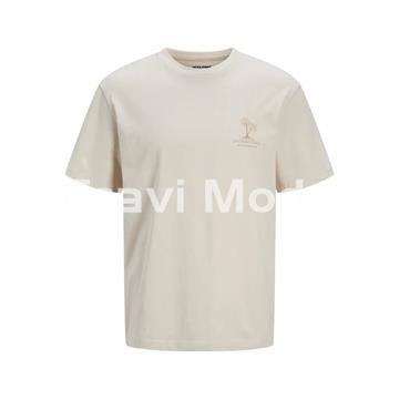 CAMISETA PALMERAS BEIS - Imagen 1