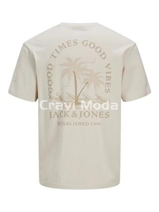 CAMISETA PALMERAS BEIS - Imagen 2
