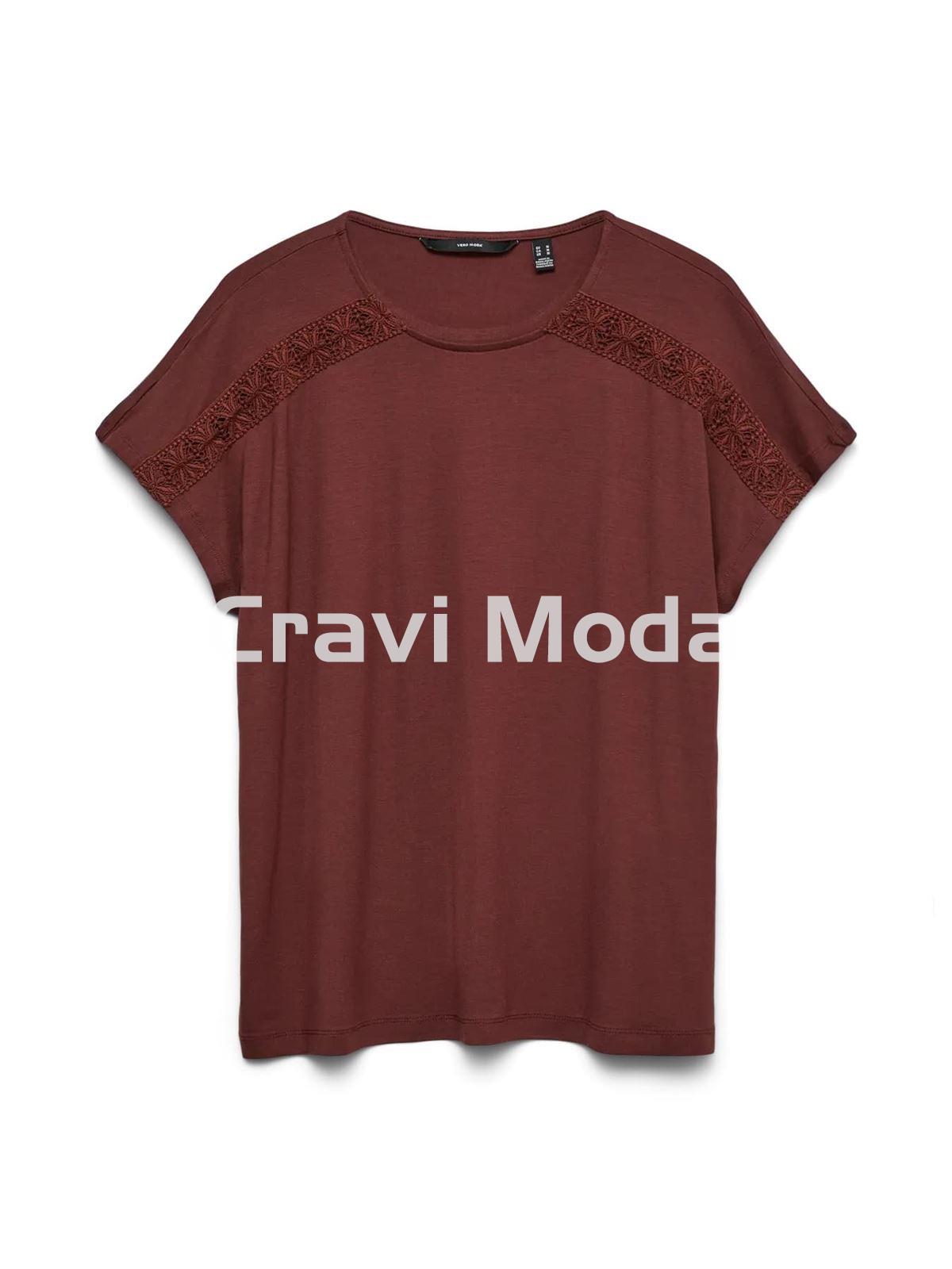 CAMISETA ROJO OSCURO - Imagen 1