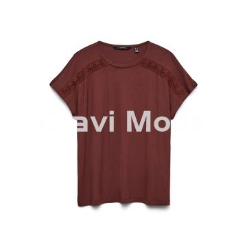 CAMISETA ROJO OSCURO - Imagen 1