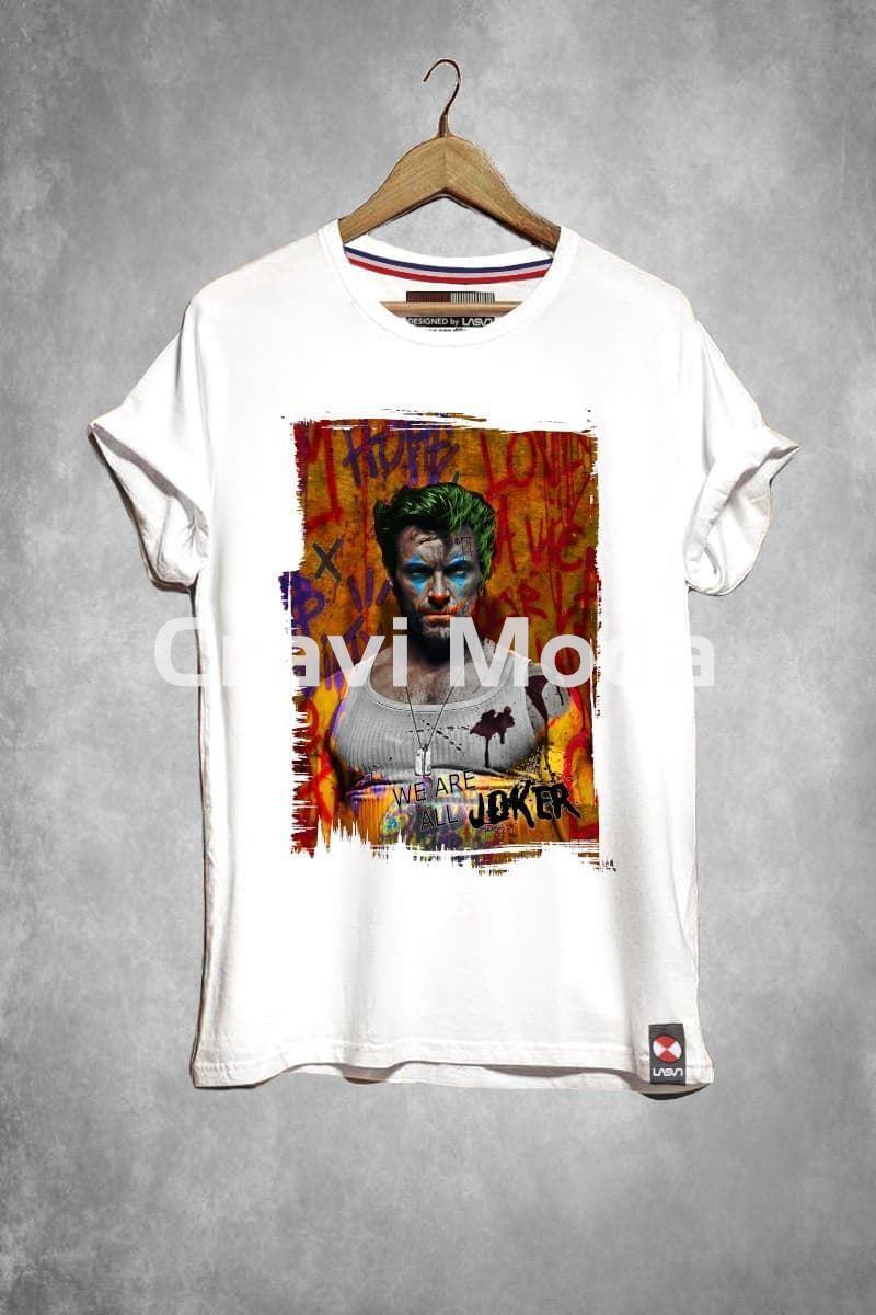 CAMISETA WOLVE BLANCA - Imagen 1