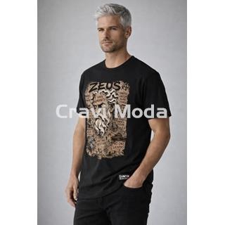 CAMISETA ZEUS NEGRA - Imagen 1