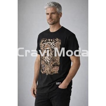 CAMISETA ZEUS NEGRA - Imagen 1