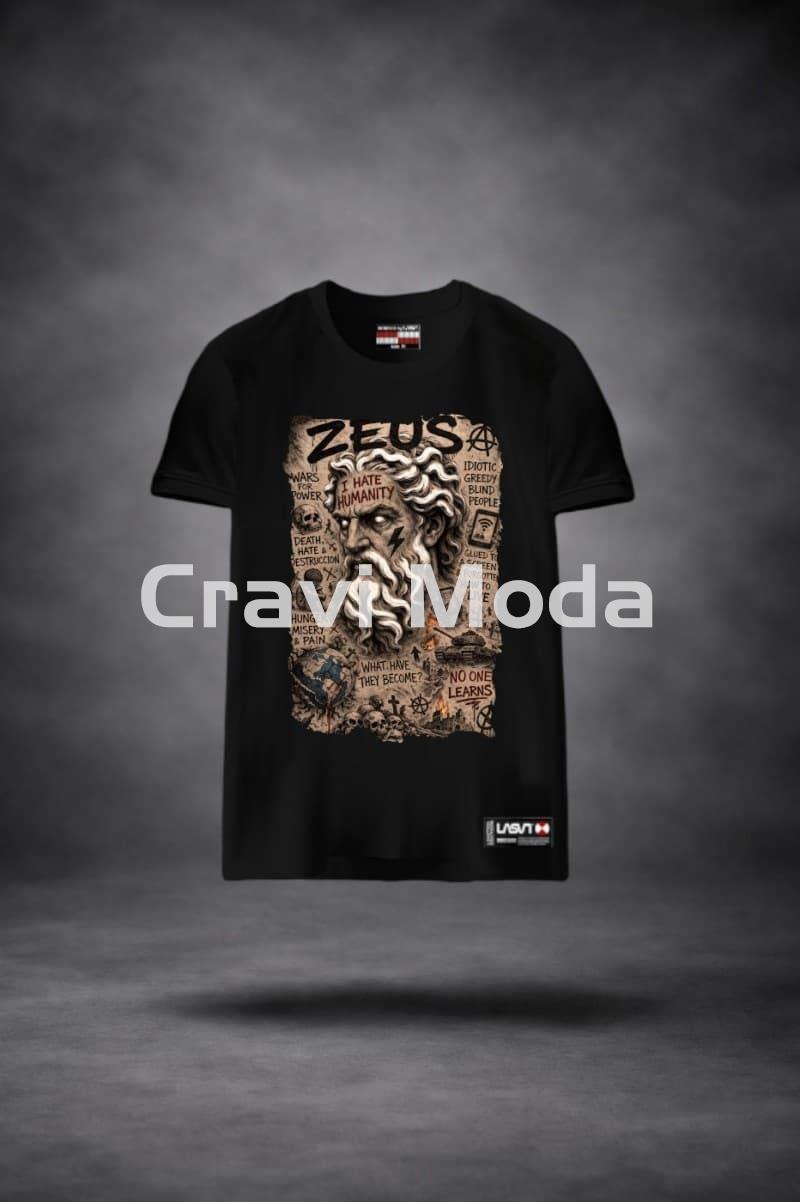 CAMISETA ZEUS NEGRA - Imagen 2