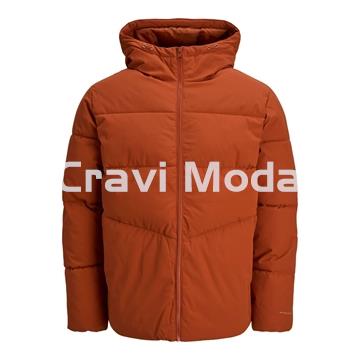 CAZADORA ACOLCHADA ROJO ANARANJADO - Imagen 1