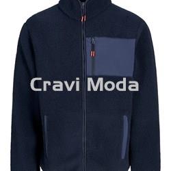 CAZADORA DE BORREGUILLO AZUL MARINO - Imagen 1