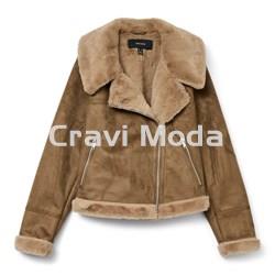 CAZADORA DE PELO TOSTADA - Imagen 1