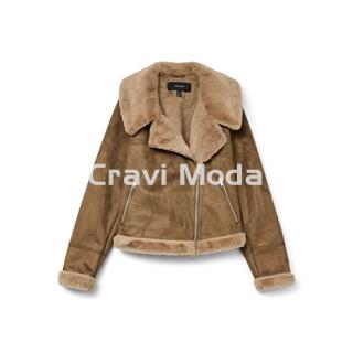 CAZADORA DE PELO TOSTADA - Imagen 1