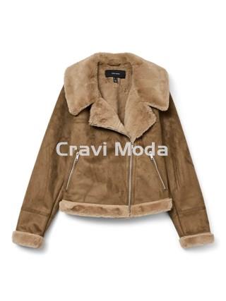 CAZADORA DE PELO TOSTADA - Imagen 1