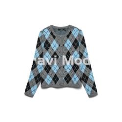 CHAQUETA DE ROMBOS - Imagen 1