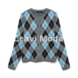 CHAQUETA DE ROMBOS - Imagen 1