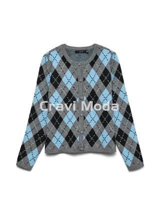 CHAQUETA DE ROMBOS - Imagen 1