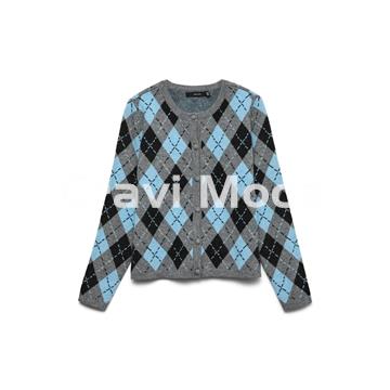 CHAQUETA DE ROMBOS - Imagen 1