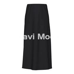 FALDA NEGRA SATINADA - Imagen 1