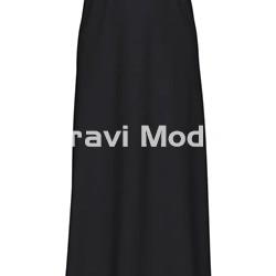 FALDA NEGRA SATINADA - Imagen 1