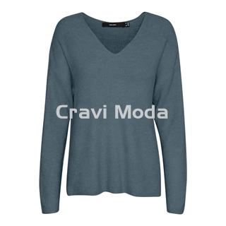 JERSEY AZUL CUELLO PICO - Imagen 1