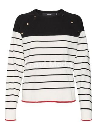 JERSEY BLANCO Y NEGRO - Imagen 1