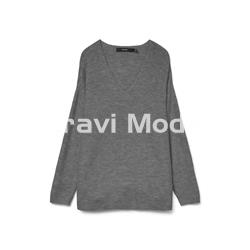 JERSEY DE PICO GRIS - Imagen 1