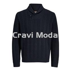 JERSEY DE PUNTO CON CUELLO MARINO - Imagen 1