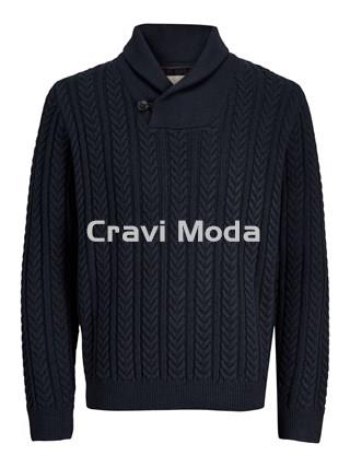 JERSEY DE PUNTO CON CUELLO MARINO - Imagen 1