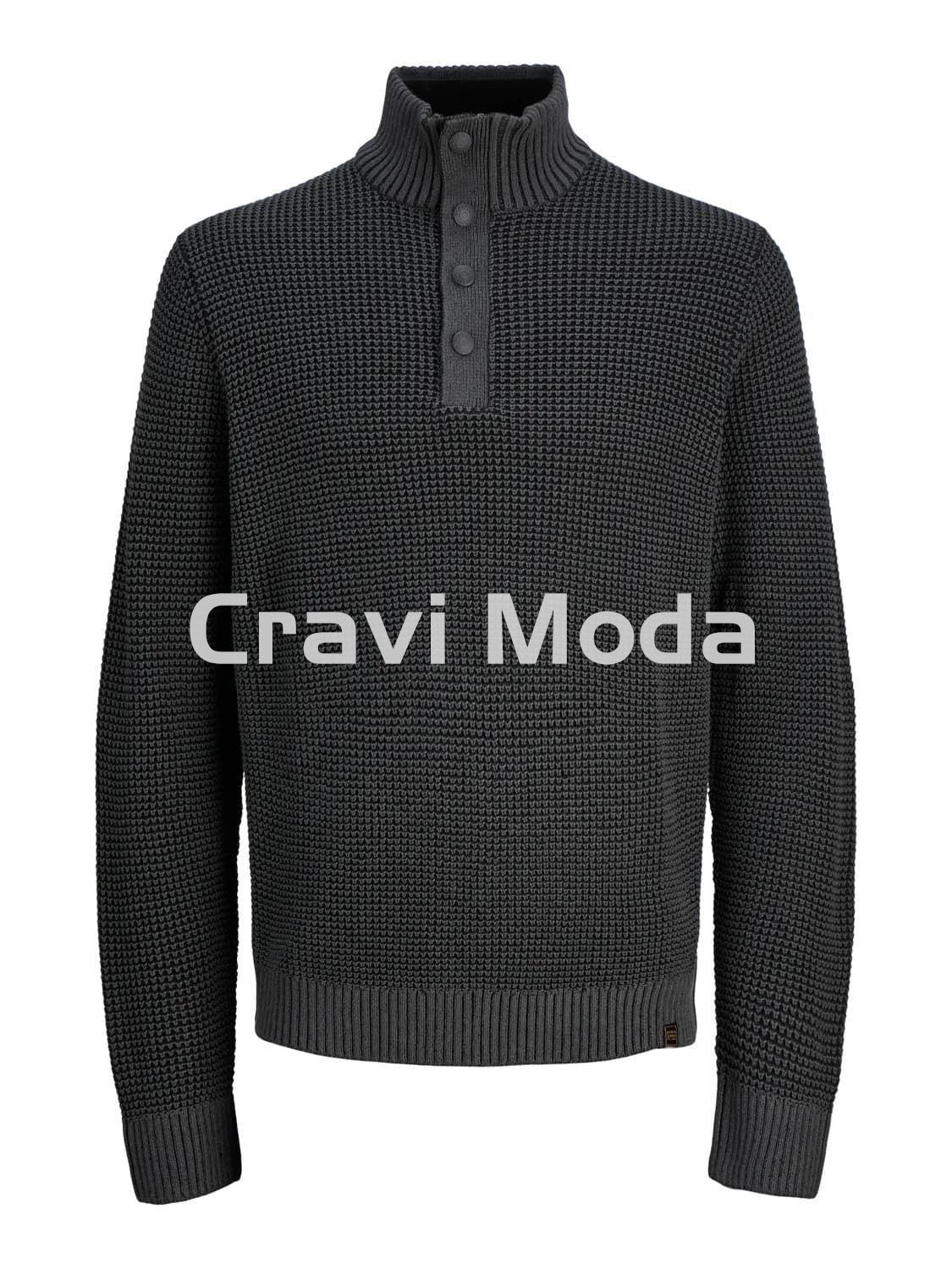 JERSEY GRIS DE CUELLO - Imagen 1
