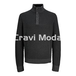 JERSEY GRIS DE CUELLO - Imagen 1