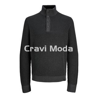 JERSEY GRIS DE CUELLO - Imagen 1