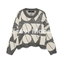 JERSEY GRIS "LOVE" - Imagen 1