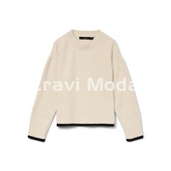 JERSEY O BEIS CON RALLA NEGRA - Imagen 1