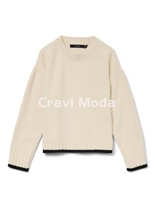 JERSEY O BEIS CON RALLA NEGRA - Imagen 1