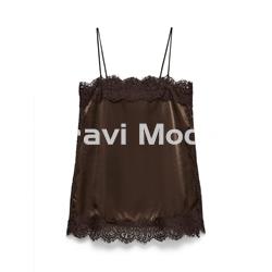 LENCERA SATINADO MARRON CHOCOLATE - Imagen 1