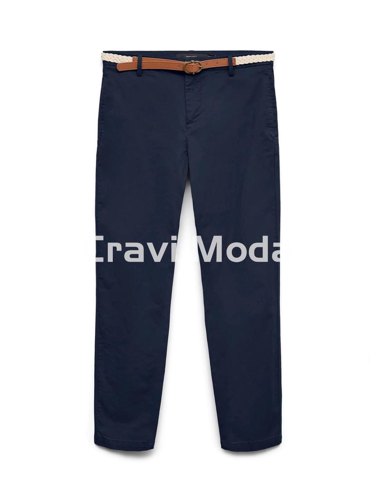 PANTALÓN CHINO AZUL MARINO - Imagen 1