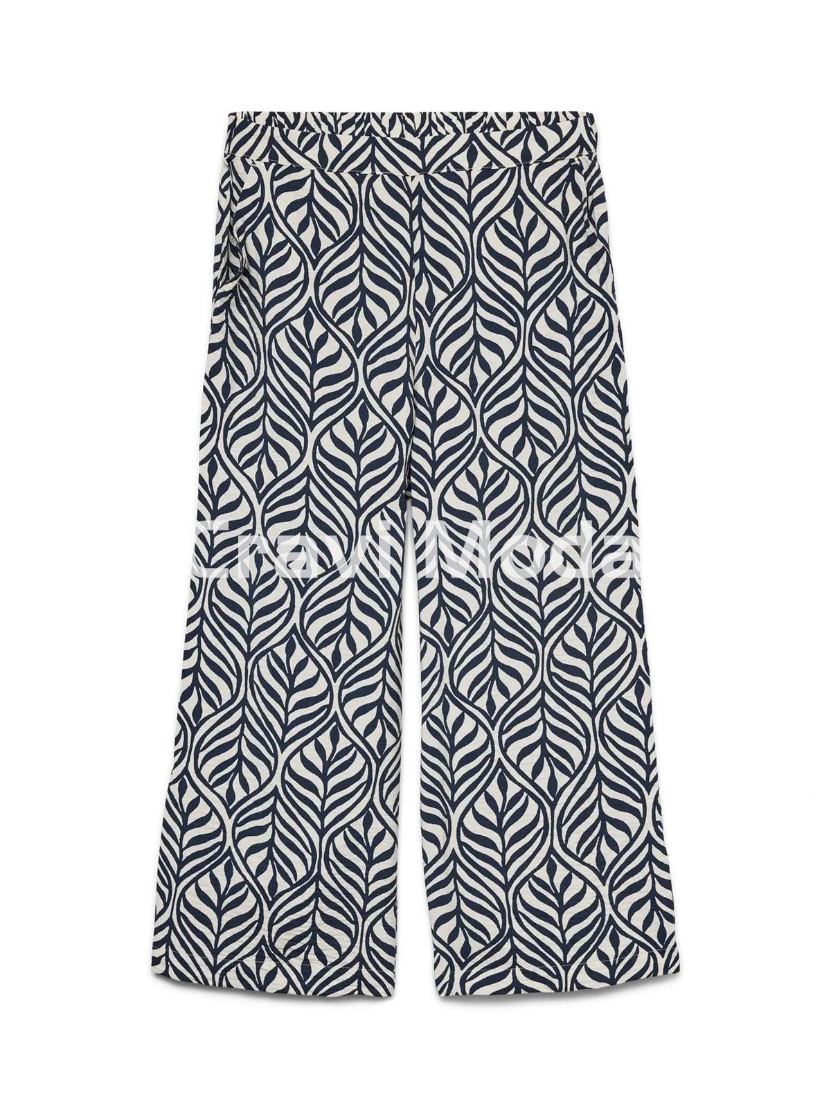 PANTALÓN ESTAMPADO AZUL MARINO - Imagen 1