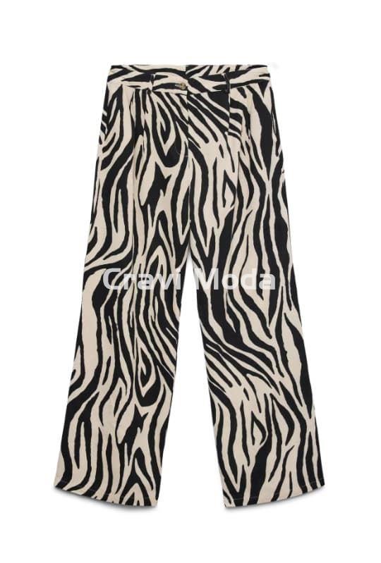 PANTALÓN ESTAMPADO DE CEBRA - Imagen 1