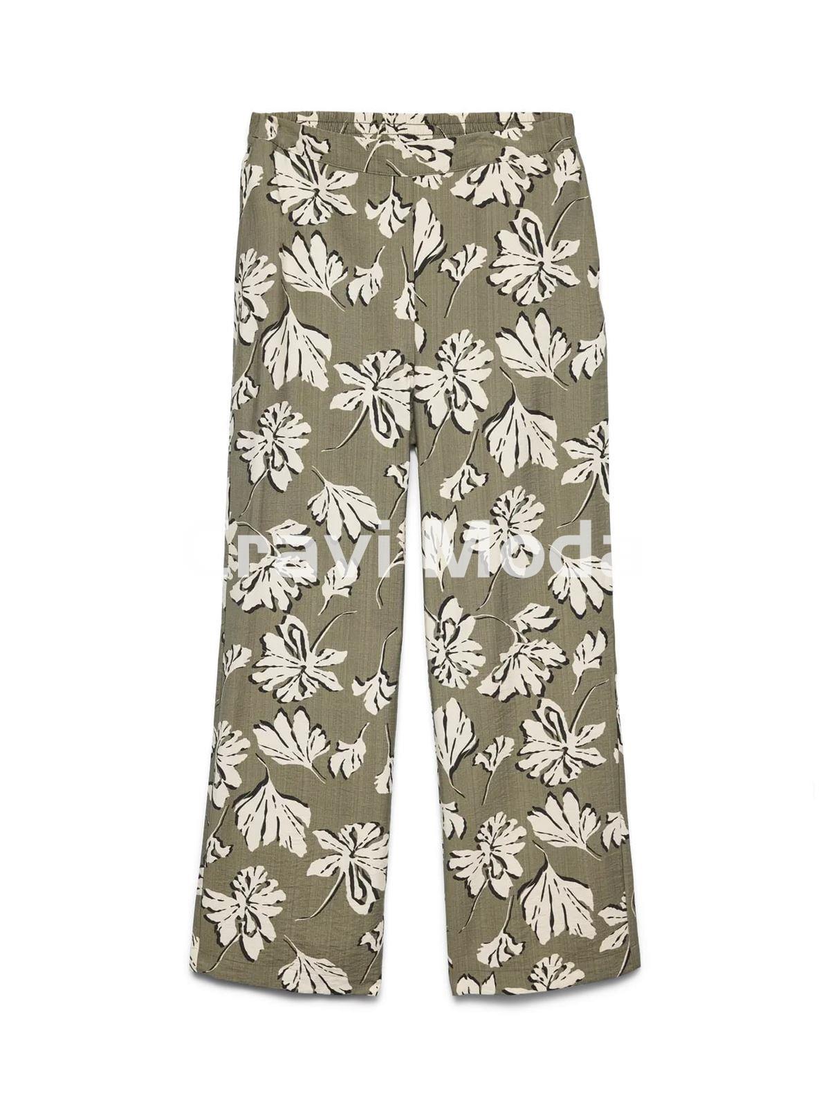 PANTALÓN ESTAMPADO VERDE - Imagen 1