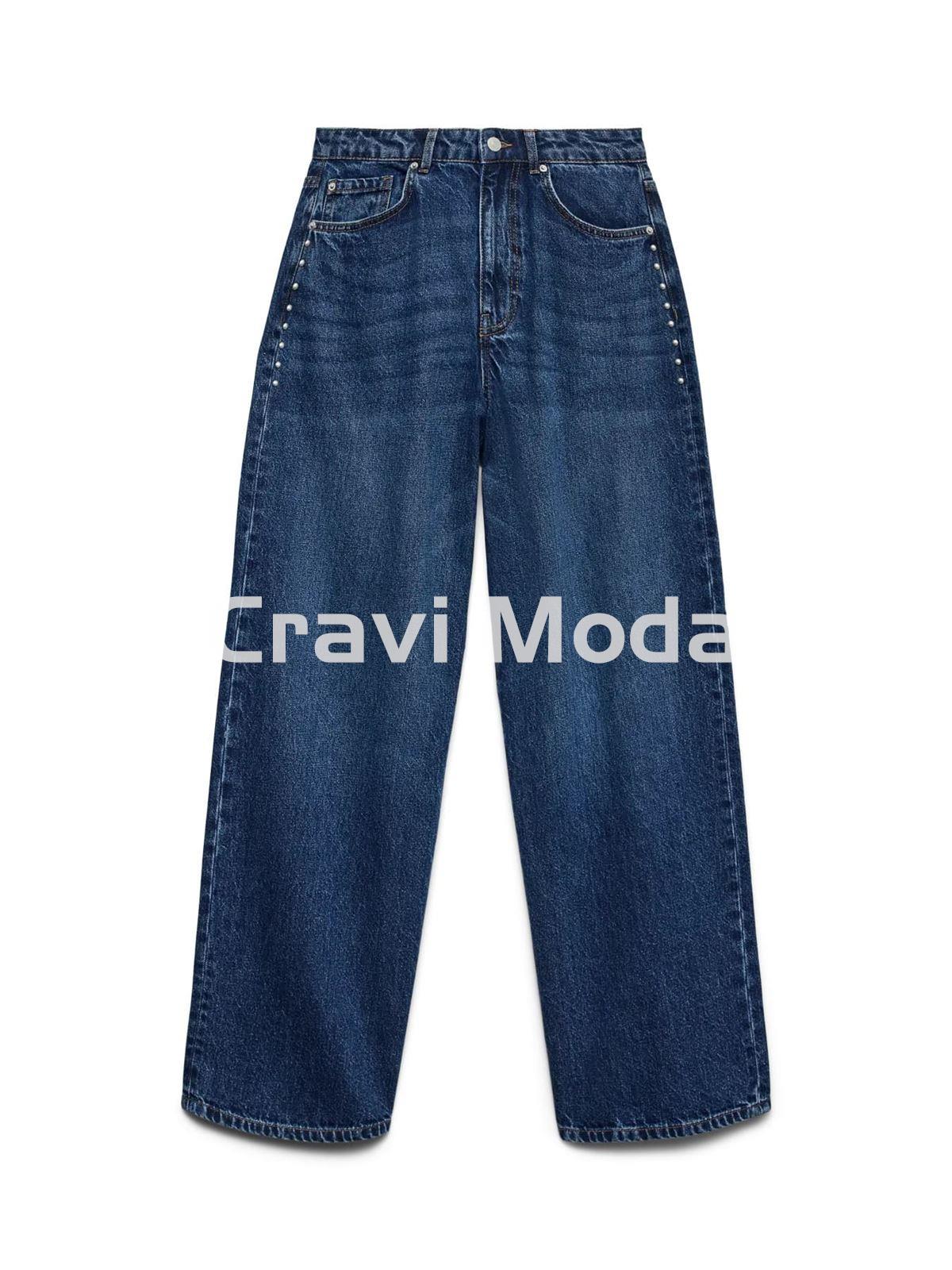 PANTALÓN VAQUERO ANCHO - Imagen 1