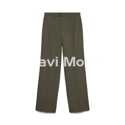 PANTALÓN VERDE DE VESTIR PIERNA ANCHA - Imagen 1