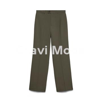 PANTALÓN VERDE DE VESTIR PIERNA ANCHA - Imagen 1