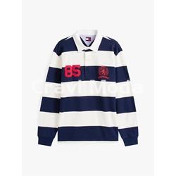 POLO DE RALLAS MANGA LARGA GORDO - Imagen 1