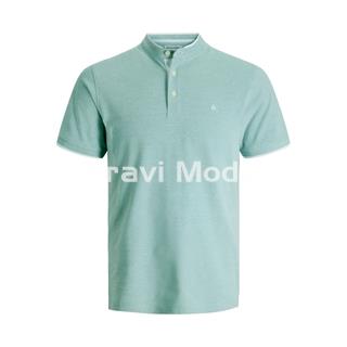 POLO VERDE CUELLO MAO - Imagen 1