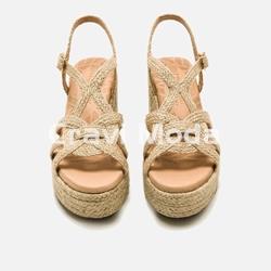 SANDALIA DE YUTE DE TACON - Imagen 1