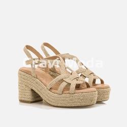 SANDALIA DE YUTE DE TACON - Imagen 2