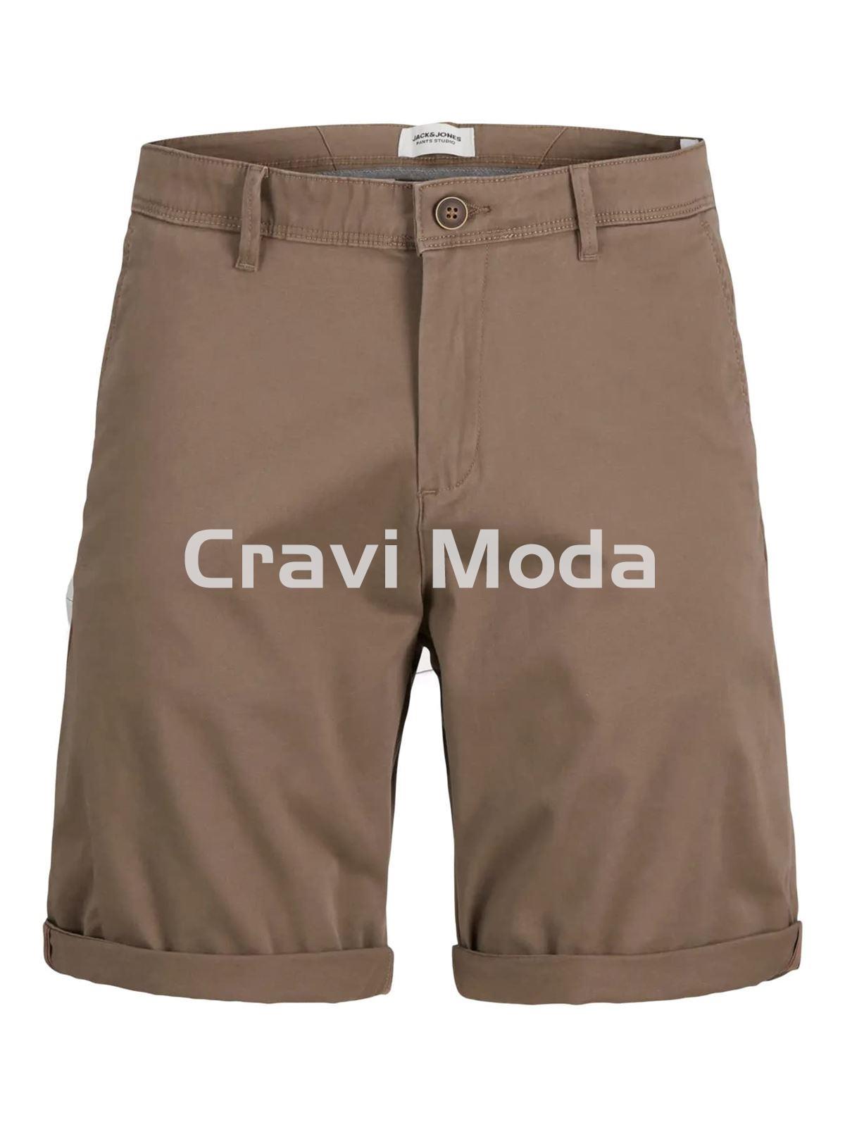 SHORT CHINO MARRÓN - Imagen 1