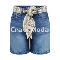 SHORT VAQUERO CON PAÑUELO EN LA CINTURA - Imagen 1
