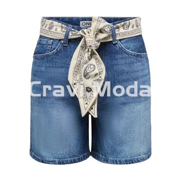 SHORT VAQUERO CON PAÑUELO EN LA CINTURA - Imagen 1
