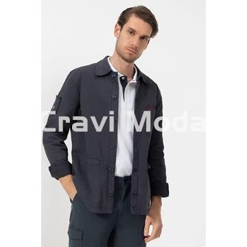 SOBRECAMISA AZUL MARINO - Imagen 1