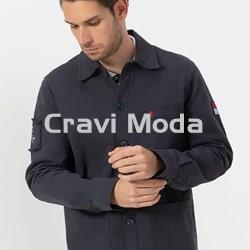 SOBRECAMISA AZUL MARINO - Imagen 2