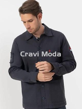 SOBRECAMISA AZUL MARINO - Imagen 2