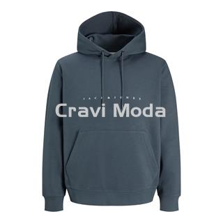 SUDADERA AZUL CON CAPUCHA - Imagen 1