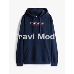 SUDADERA AZUL MARINO CON CAPUCHA - Imagen 1